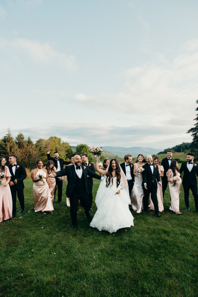 Wedding party at Stonewall Estate