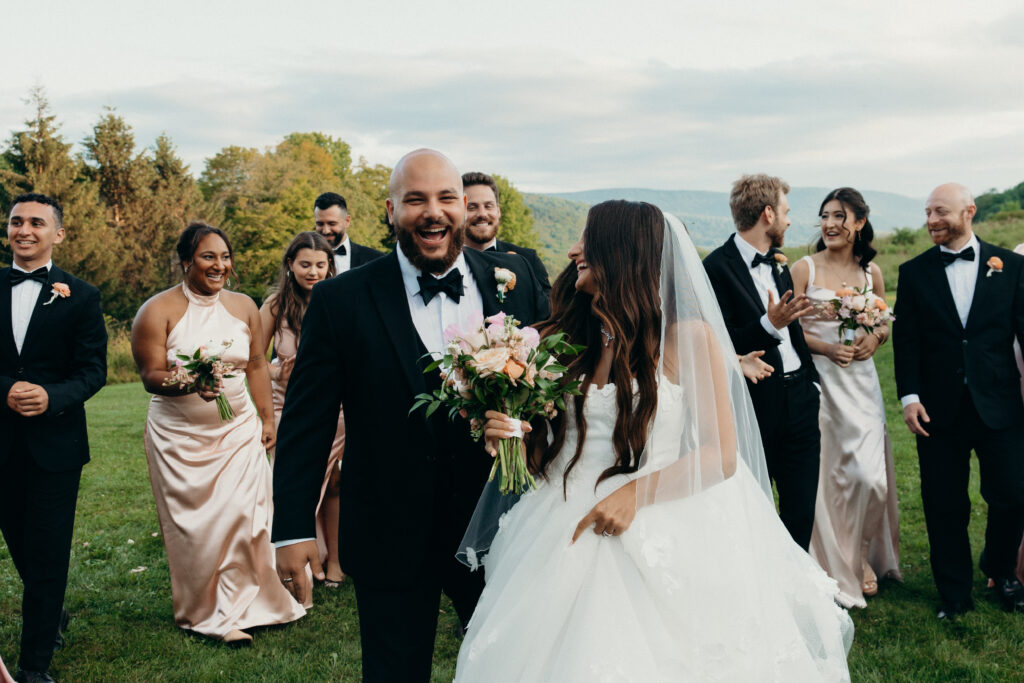 Wedding party at Stonewall Estate