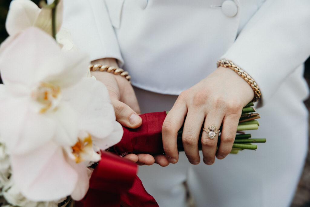 Wedding bouquet at Mountainville Manor