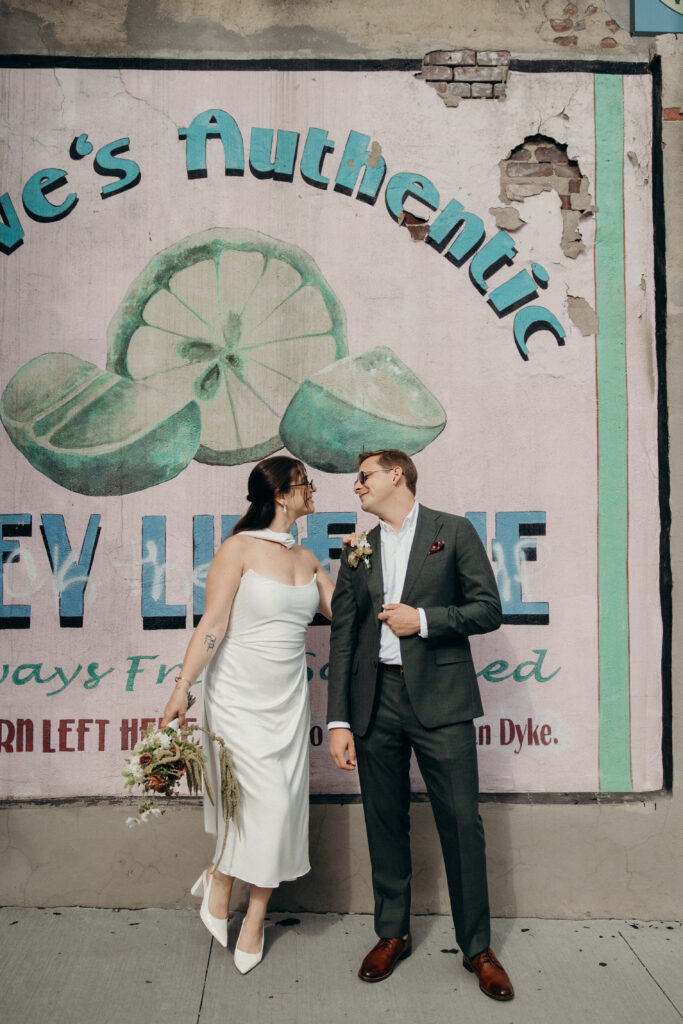 Red Hook elopement photoshoot by Brooklyn elopement photographer
