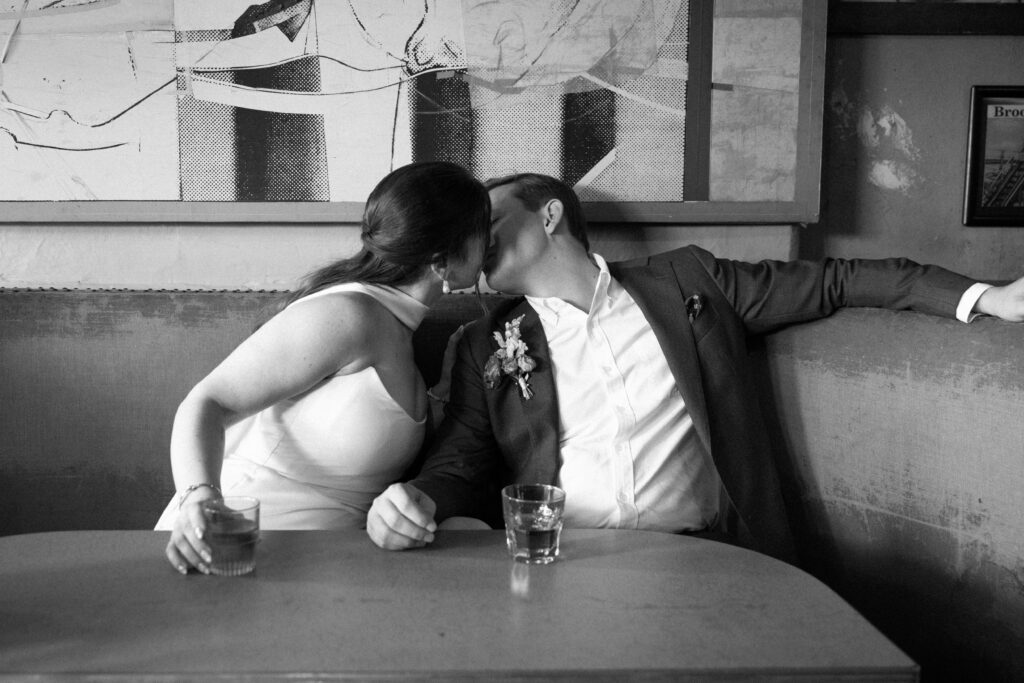 Red Hook elopement photoshoot by Brooklyn elopement photographer