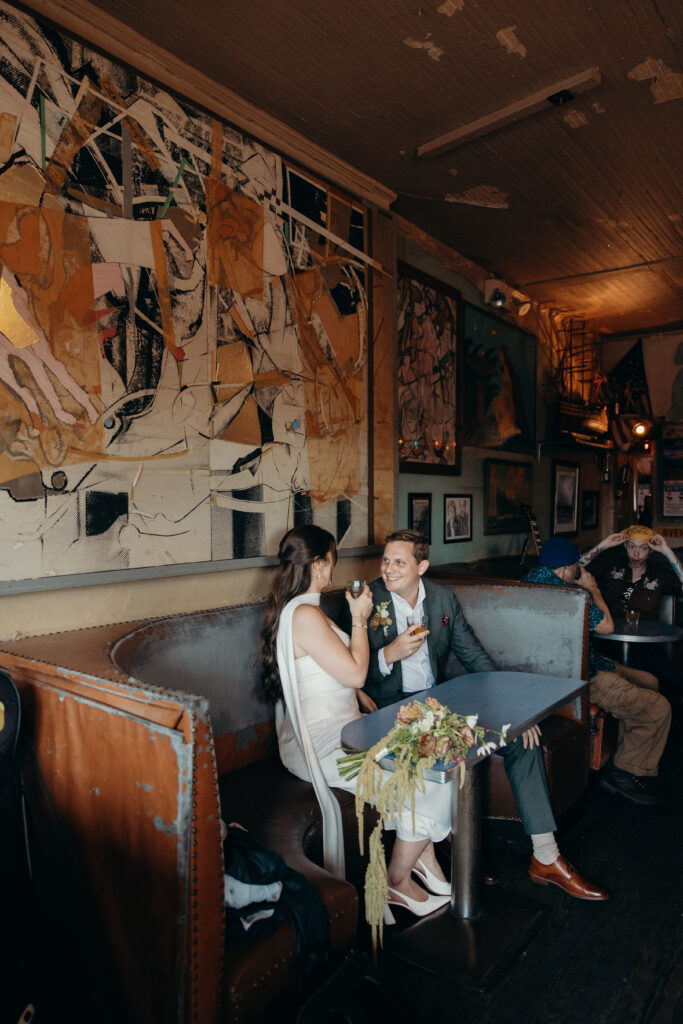 Red Hook elopement photoshoot by Brooklyn elopement photographer