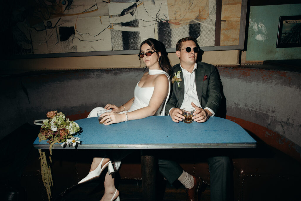 Red Hook elopement photoshoot by Brooklyn elopement photographer