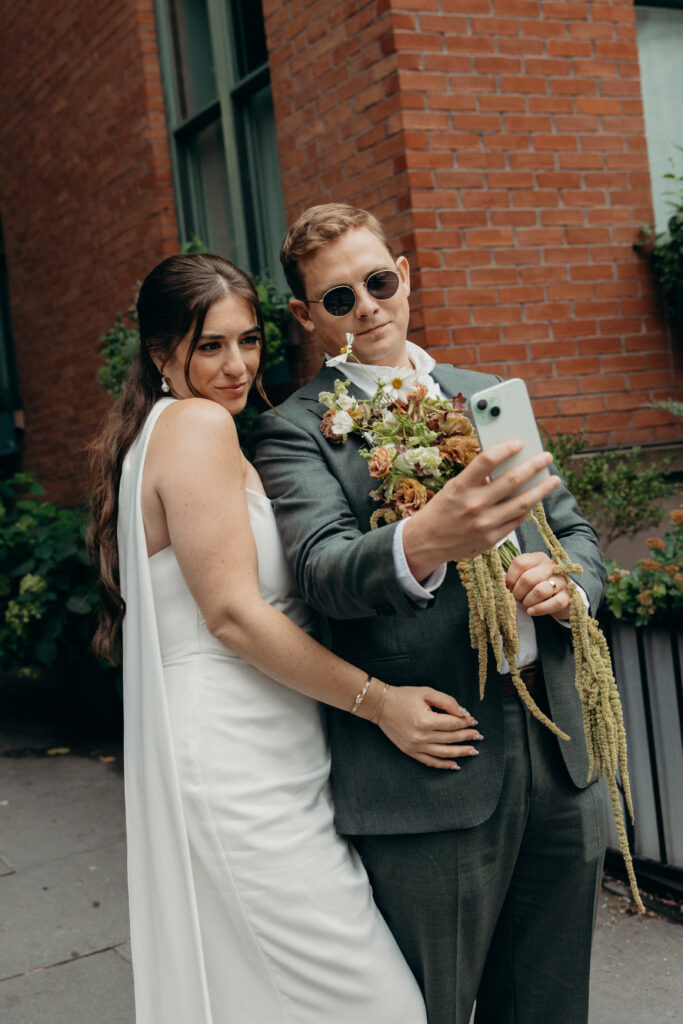 Red Hook elopement photoshoot by Brooklyn elopement photographer