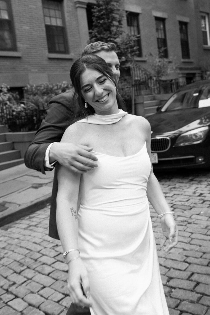 Red Hook elopement photoshoot by Brooklyn elopement photographer