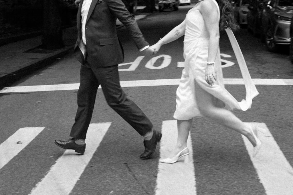 Red Hook elopement photoshoot by Brooklyn elopement photographer