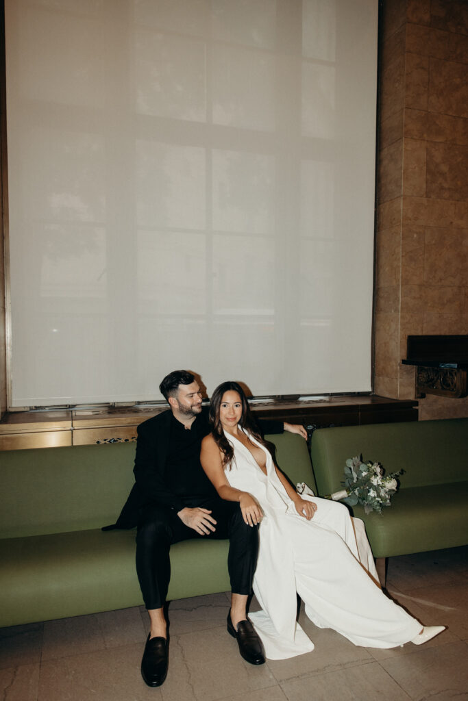 Nyc city hall elopement photoshoot by Brooklyn elopement photographer