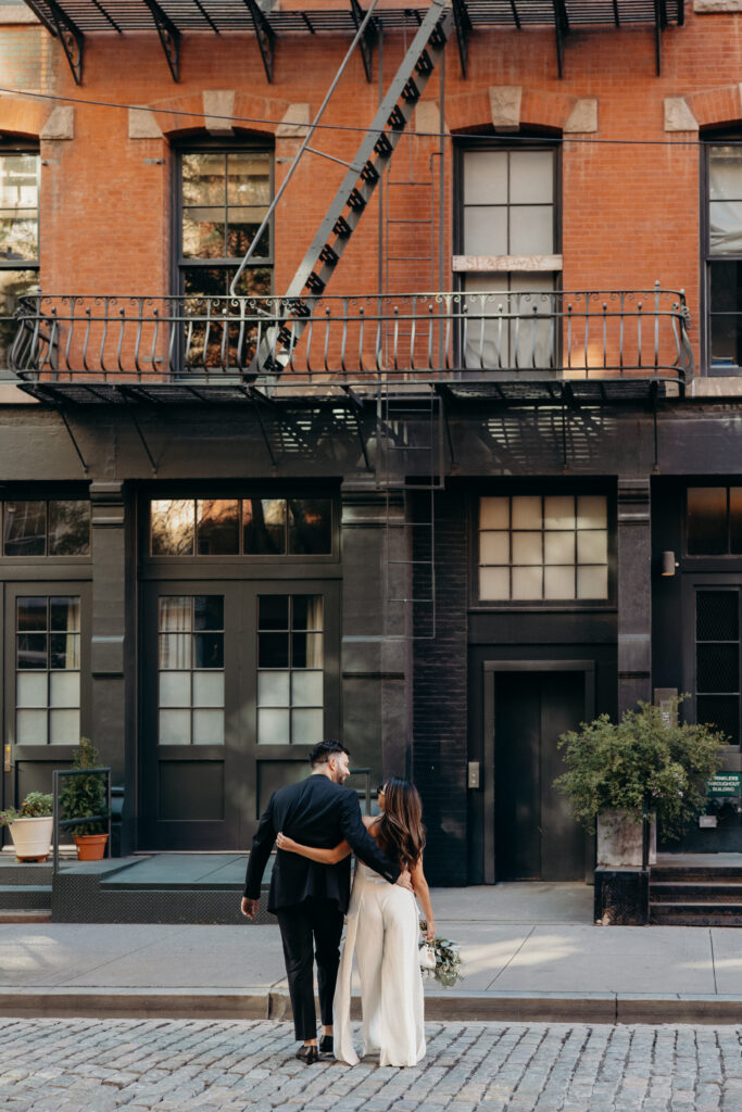 Nyc city hall elopement photoshoot by Brooklyn elopement photographer