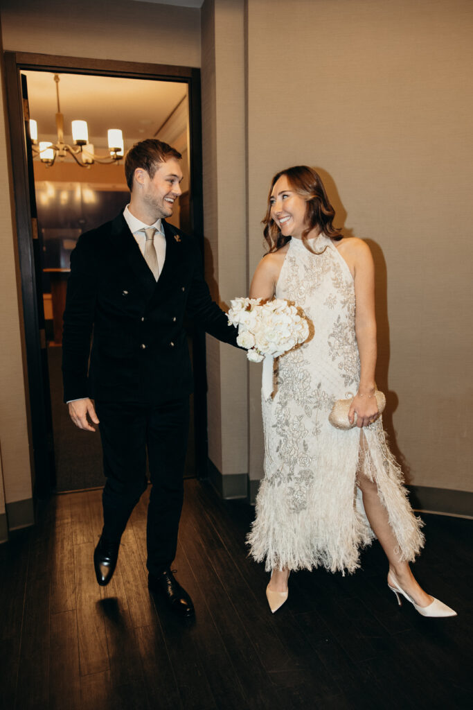 Elopement ceremony at NYC City Hall