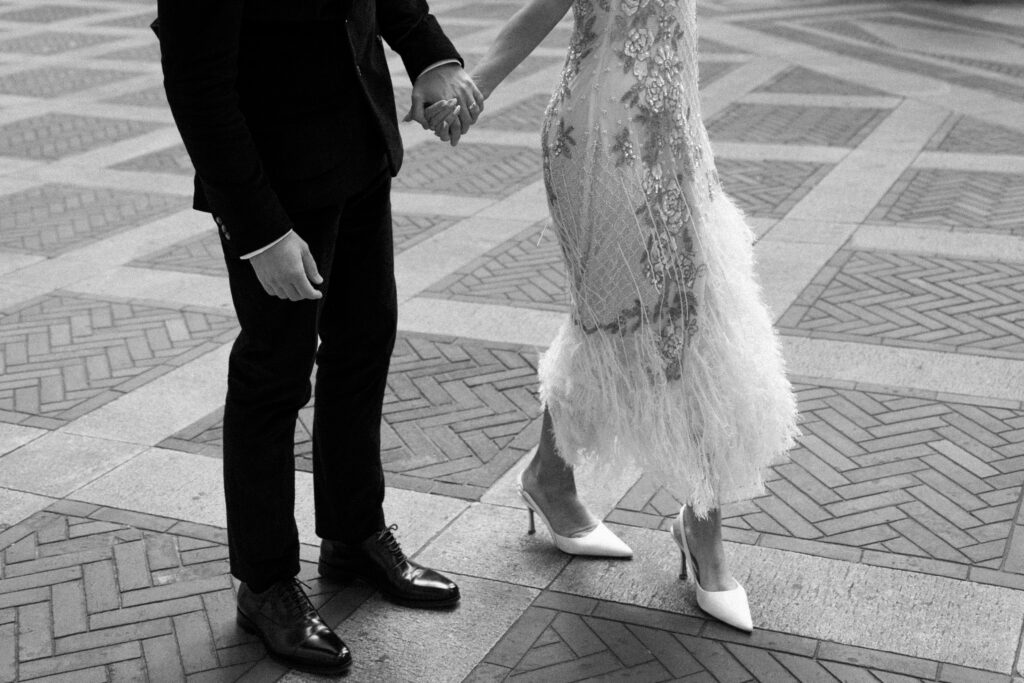 Nyc city hall elopement photoshoot by Brooklyn elopement photographer