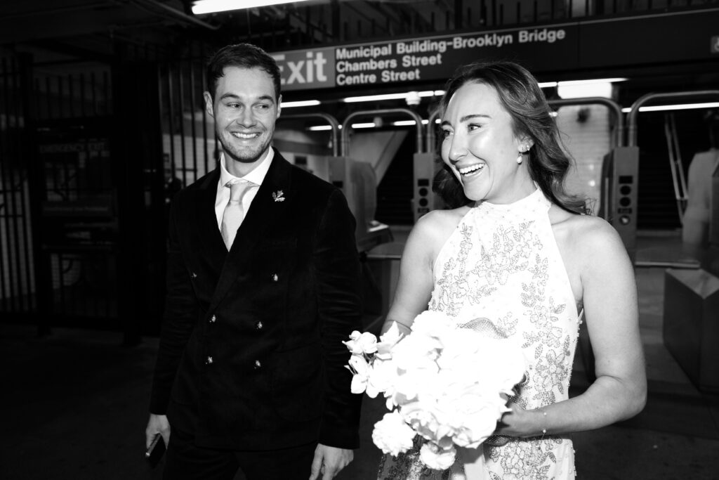 Nyc city hall elopement photoshoot by Brooklyn elopement photographer