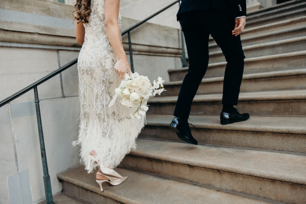 Nyc city hall elopement photoshoot by Brooklyn elopement photographer