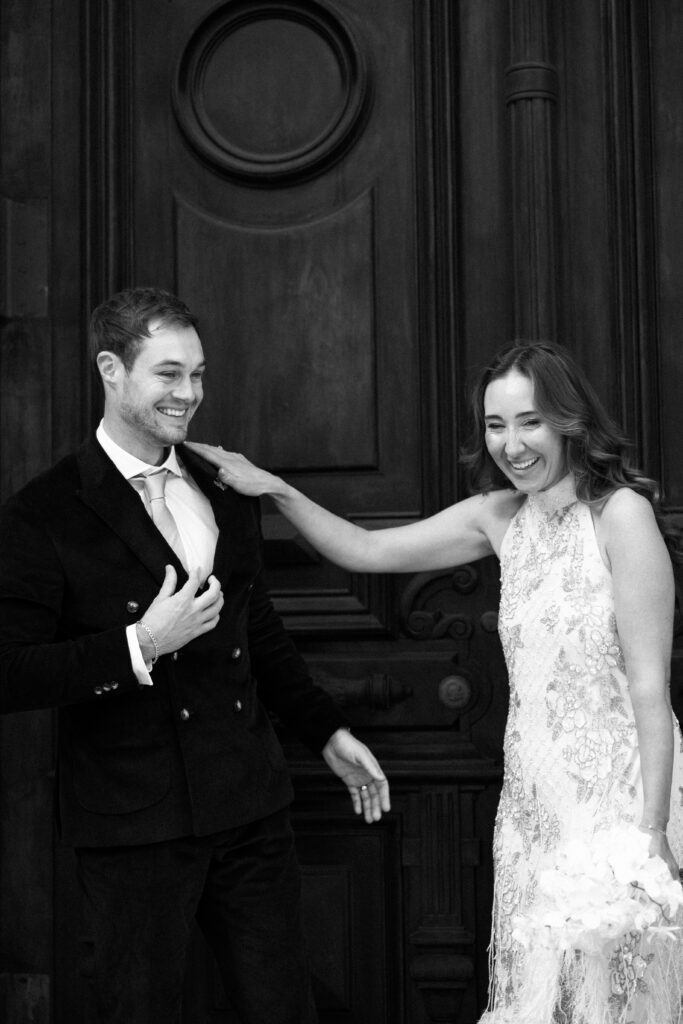 Nyc city hall elopement photoshoot by Brooklyn elopement photographer