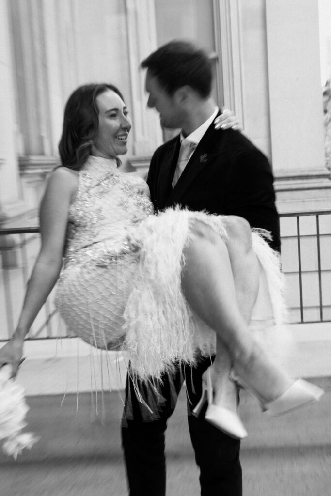 Nyc city hall elopement photoshoot by Brooklyn elopement photographer