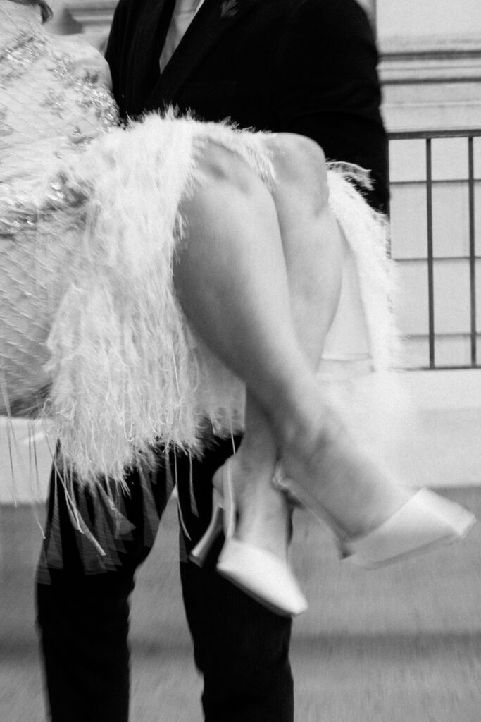 Nyc city hall elopement photoshoot by Brooklyn elopement photographer