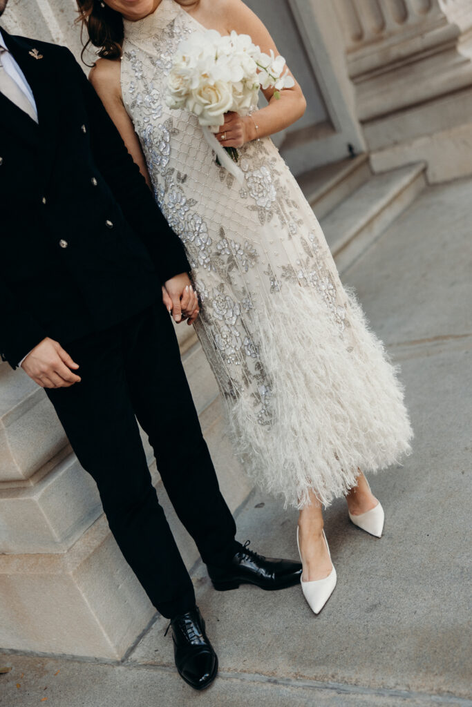 Nyc city hall elopement photoshoot by Brooklyn elopement photographer