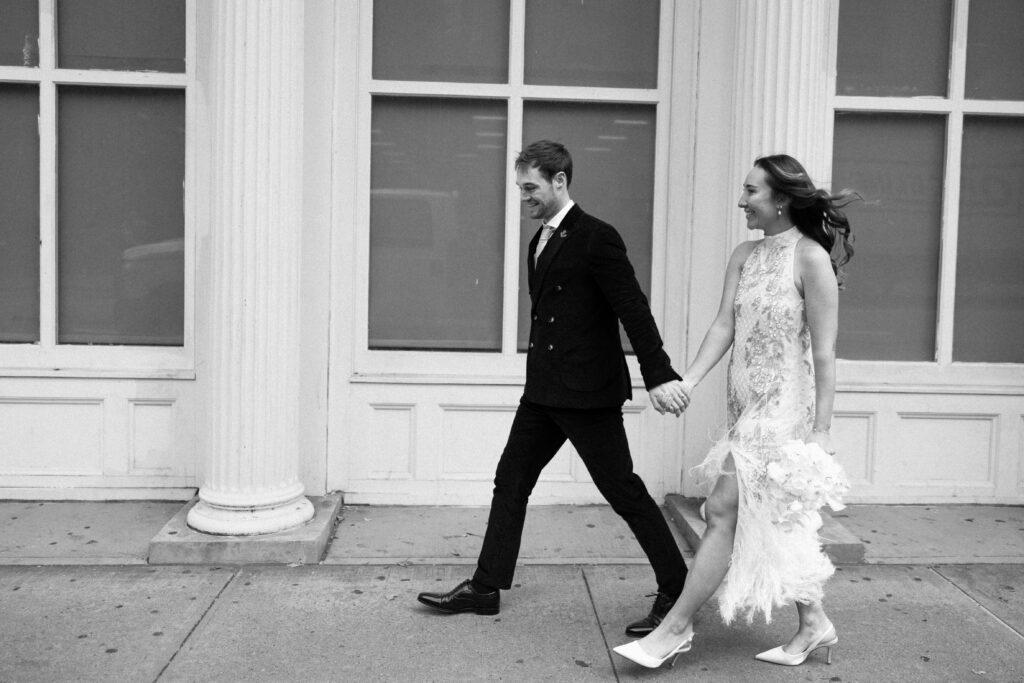 Nyc city hall elopement photoshoot by Brooklyn elopement photographer