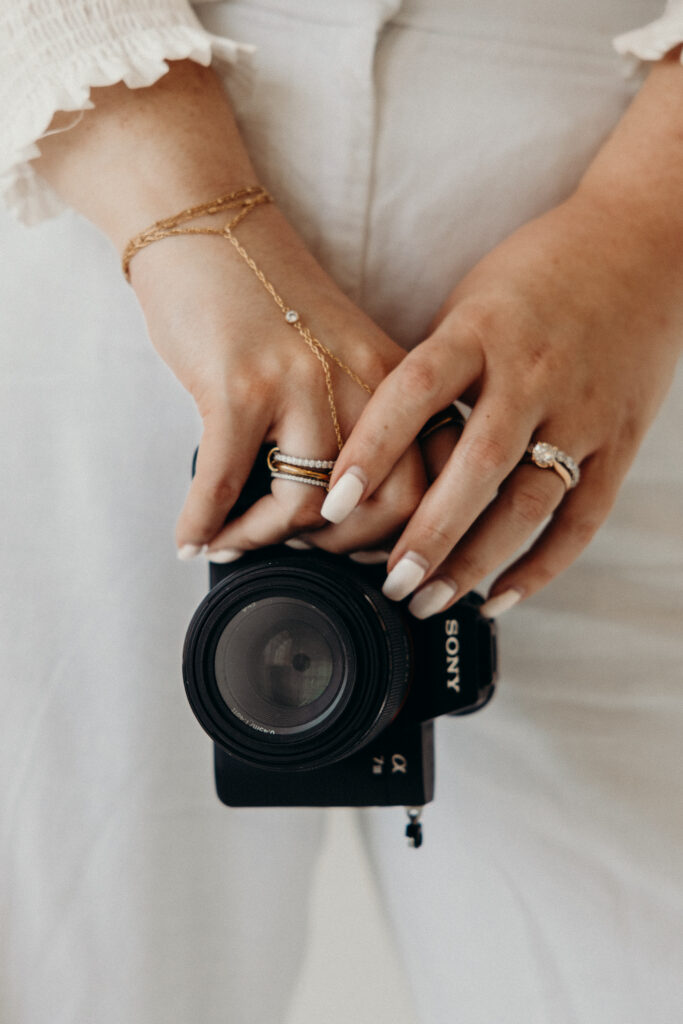 Wedding content creator branding by a Brooklyn branding photographer