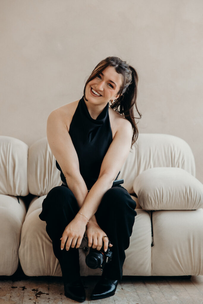 Wedding content creator branding by a Brooklyn branding photographer