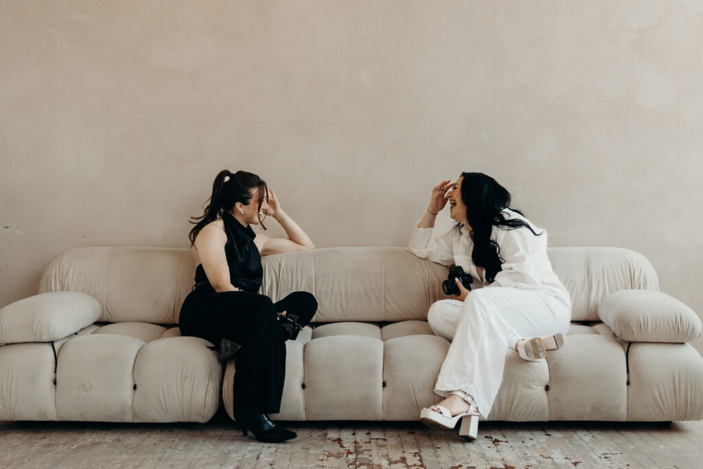 Wedding content creator branding by a Brooklyn branding photographer