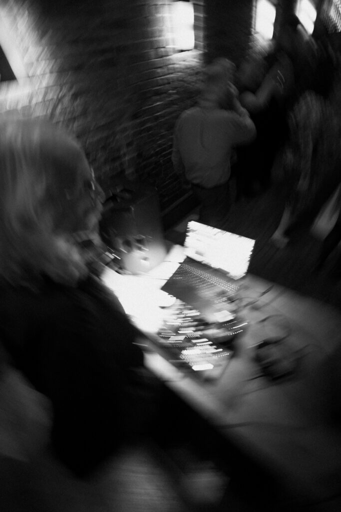 Wedding DJ playing music at Aurora Williamsburg