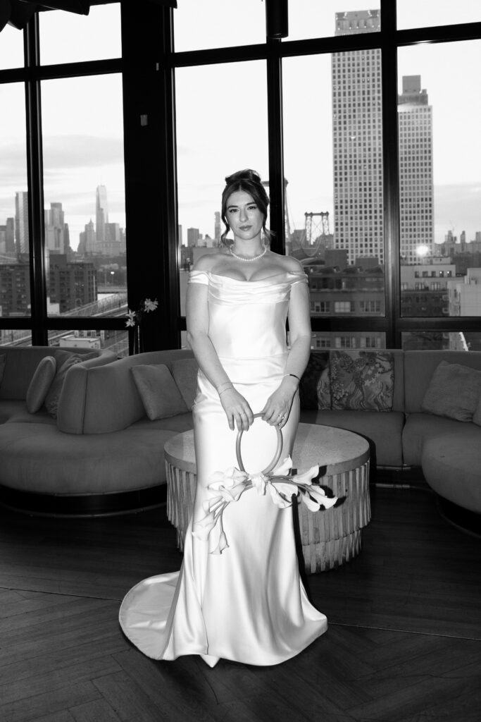 Bridal portraits by a Brooklyn elopement photographer at LilliStar