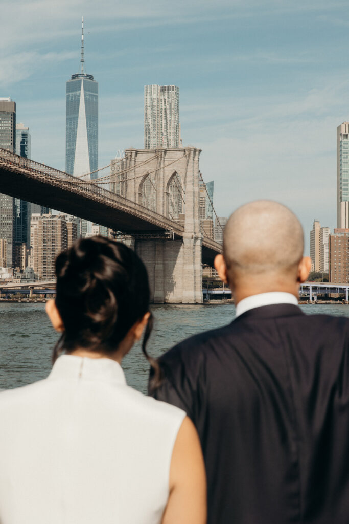 Wedding Couple Portraits at Celestine DUMBO by a Brooklyn Wedding Photographer