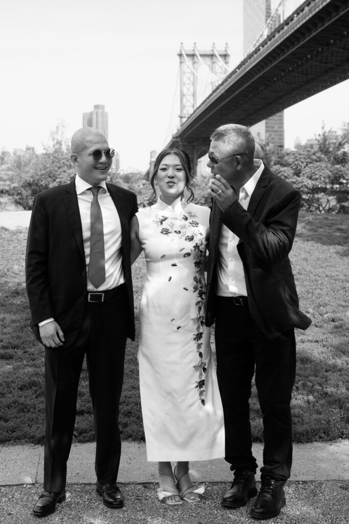 Family wedding portraits at Celestine DUMBO