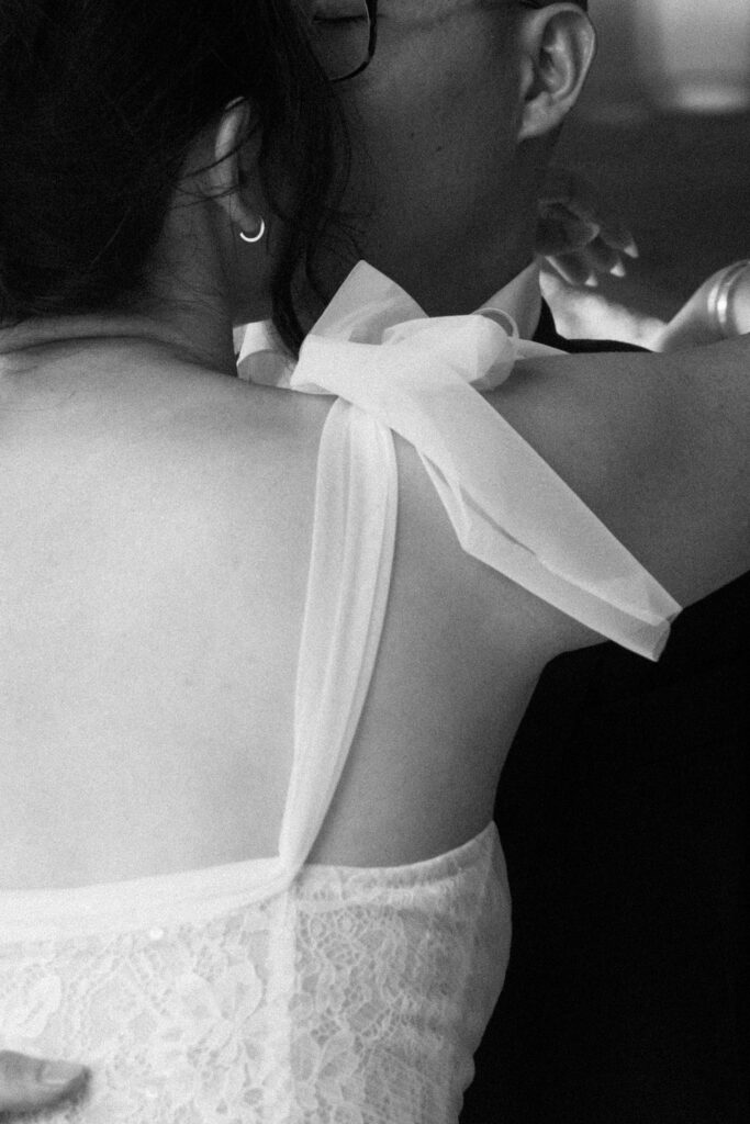 First dance at a Celestine DUMBO wedding reception 