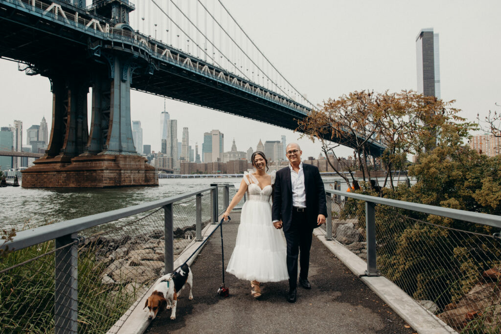 Wedding Couple Photos at Celestine DUMBO by a Brooklyn Wedding Photographer