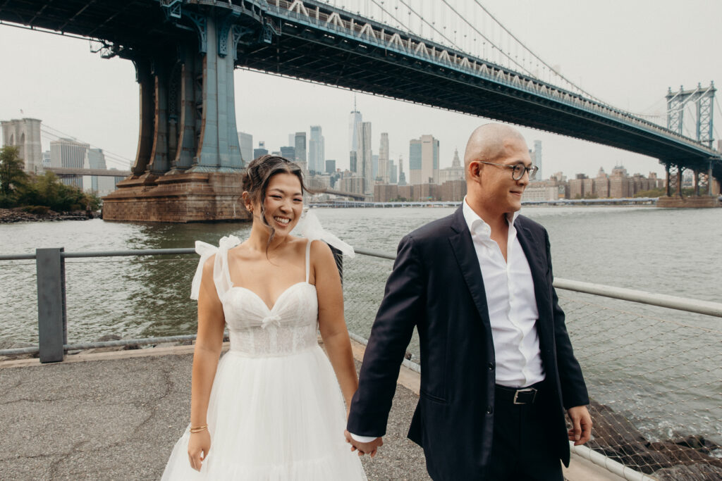 Wedding Couple Photos at Celestine DUMBO by a Brooklyn Wedding Photographer