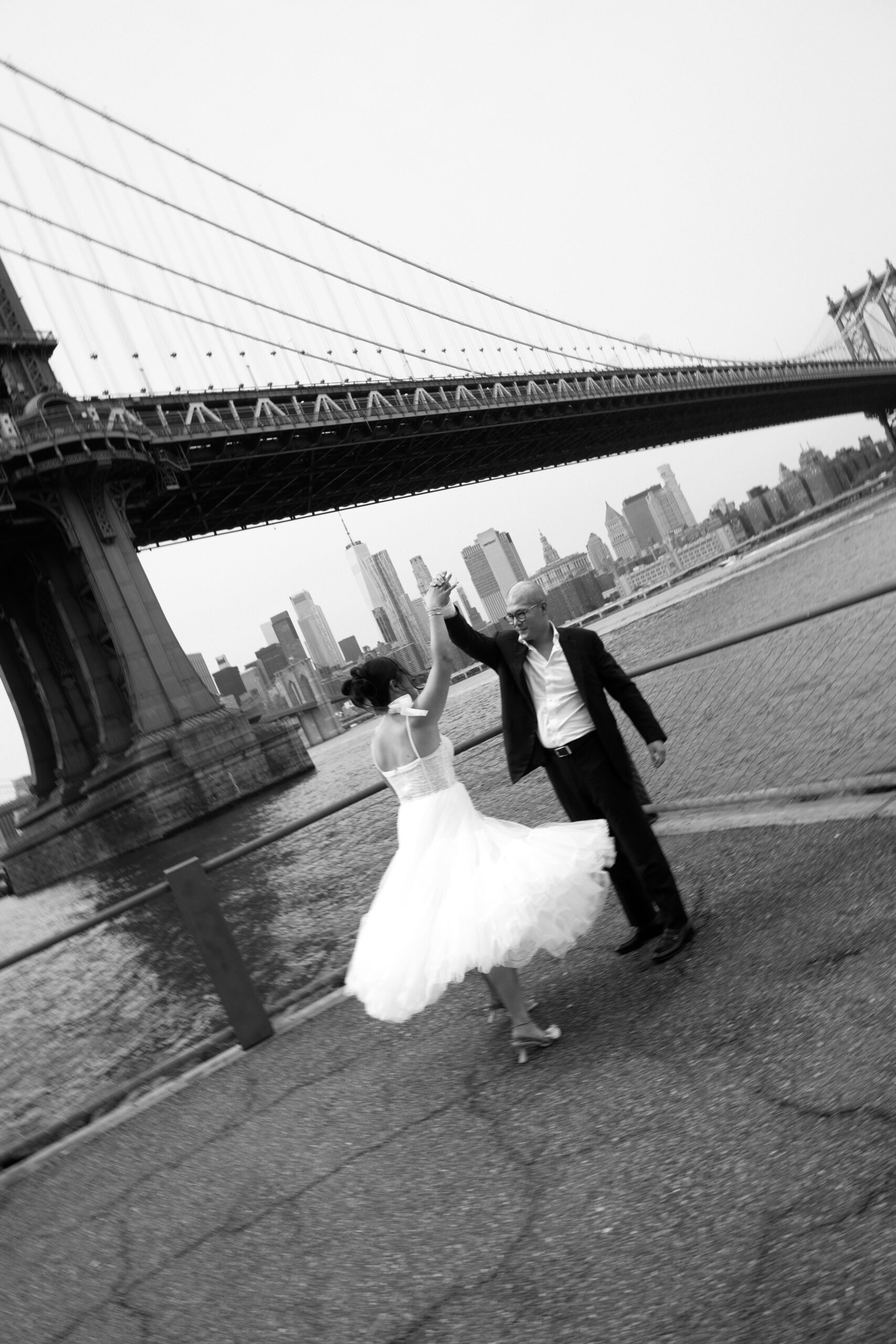 Wedding Couple Portraits at Celestine DUMBO by a Brooklyn Wedding Photographer