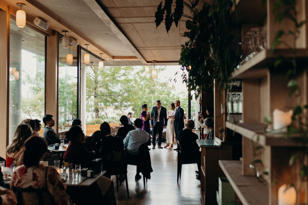 Wedding reception at Celestine DUMBO