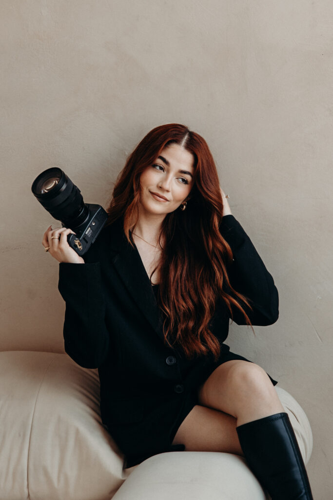 Photographer branding photos by a Brooklyn Branding Photographer