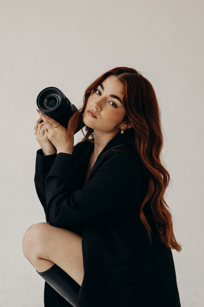 Photographer branding photos by a Brooklyn Branding Photographer