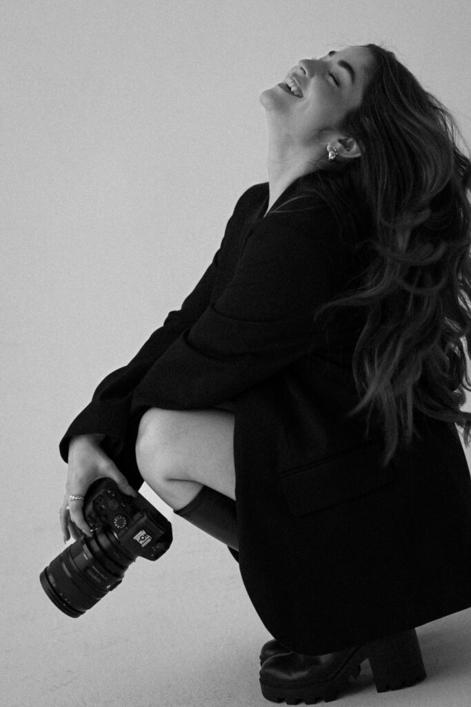 Photographer branding photos by a Brooklyn Branding Photographer