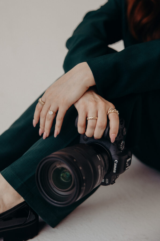 Photographer branding photos by a Brooklyn Branding Photographer