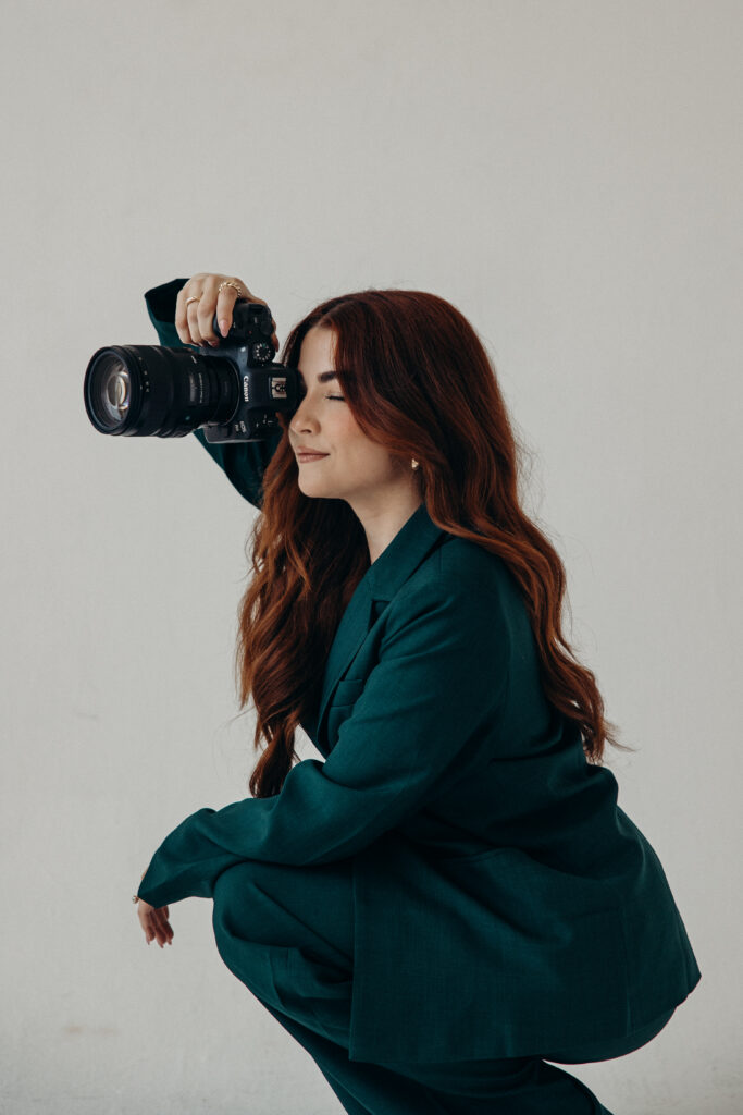 Photographer branding photos by a Brooklyn Branding Photographer