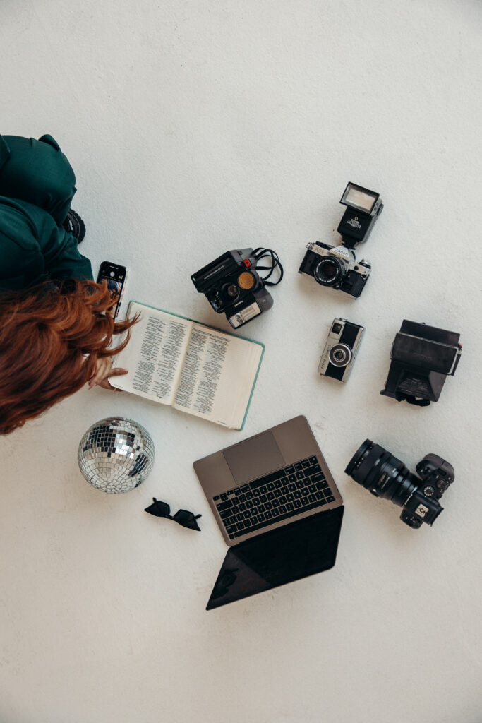 Photographer branding photos by a Brooklyn Branding Photographer