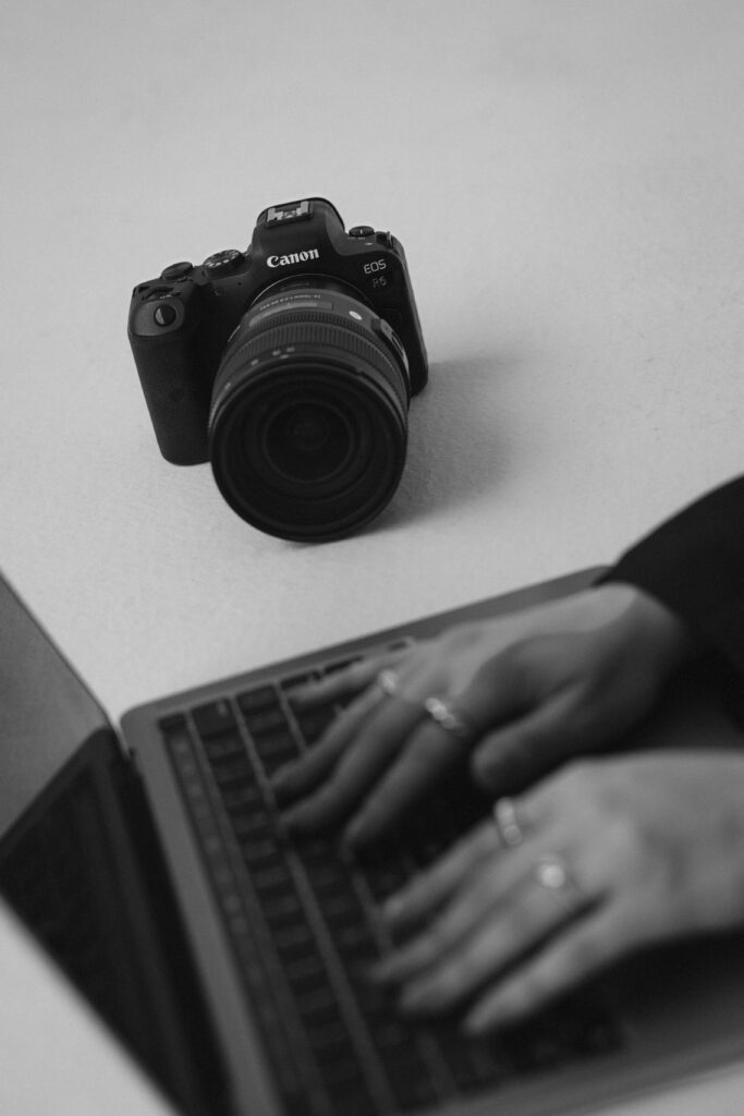 Photographer branding photos by a Brooklyn Branding Photographer