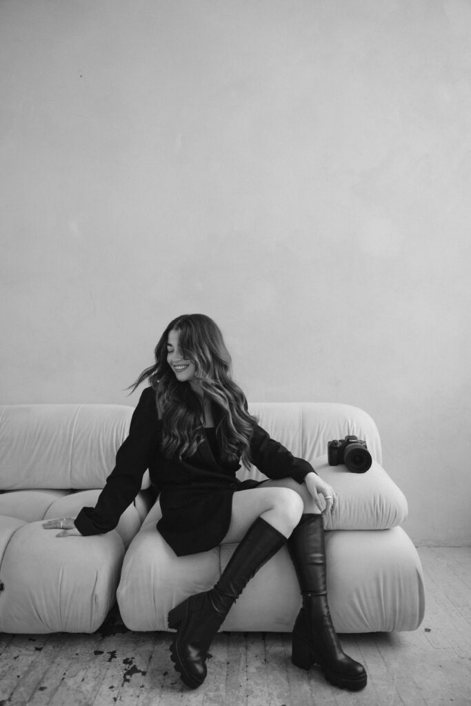 Photographer branding photos by a Brooklyn Branding Photographer