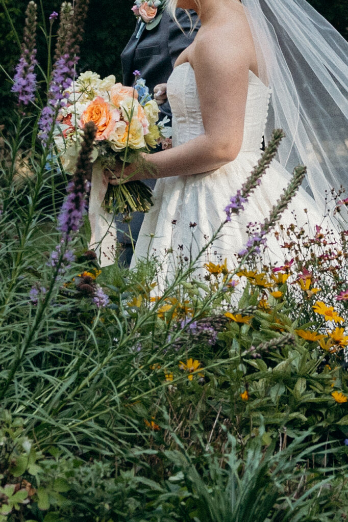 New York bride walking down the aisle with her father at Arrow Park New York wedding ceremony