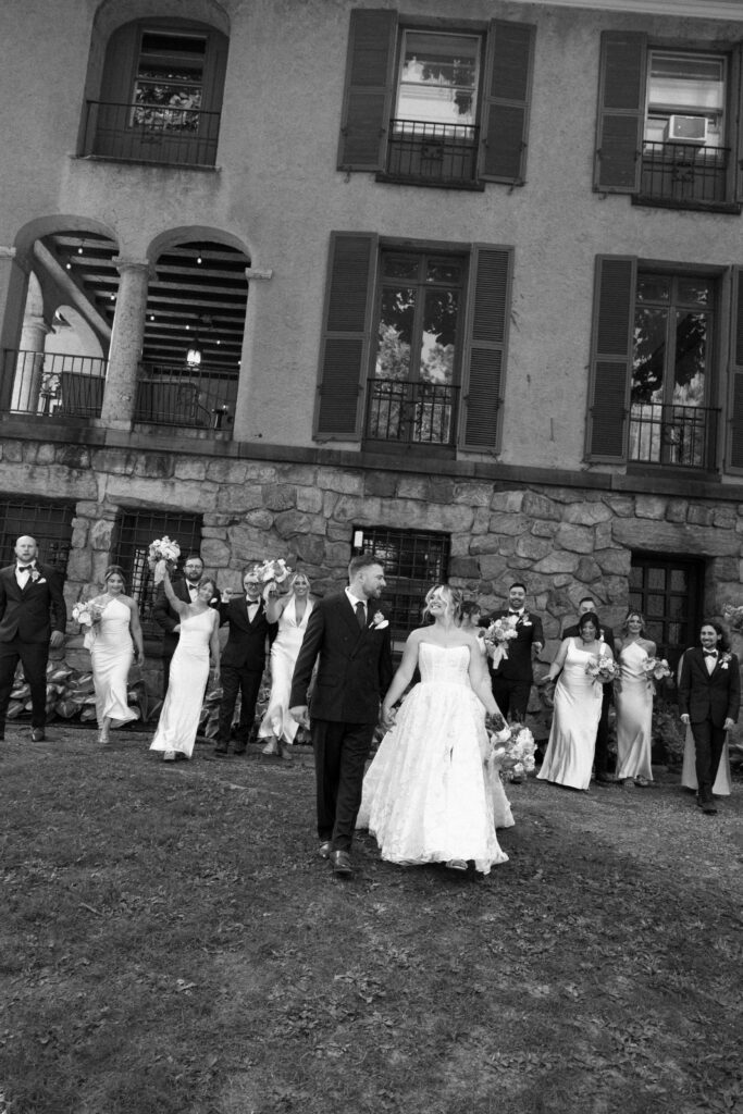 Wedding party at Arrow Park New York