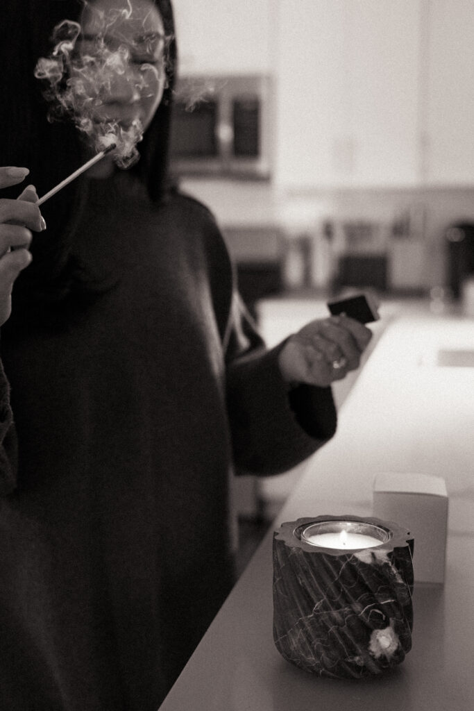 Candle brand photoshoot by a New Jersey branding photographer