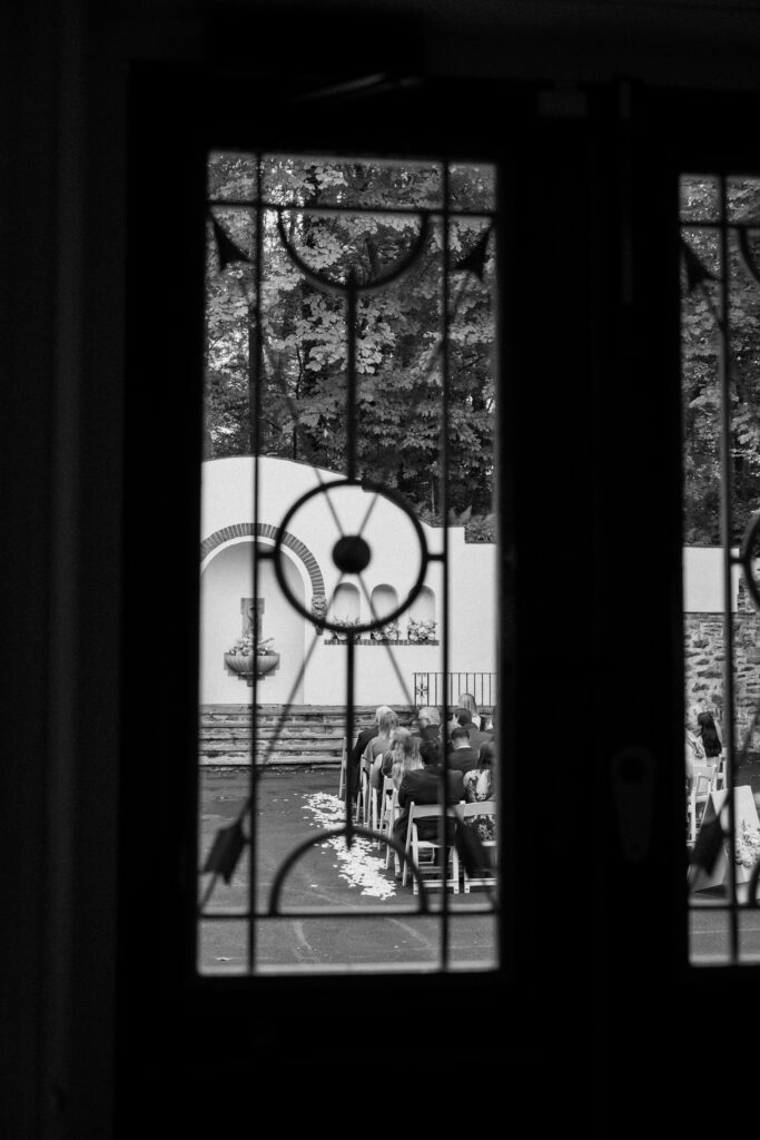 Wedding ceremony at The Willows in New York