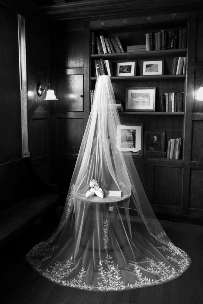 Bridal accessories at The Willows in New York