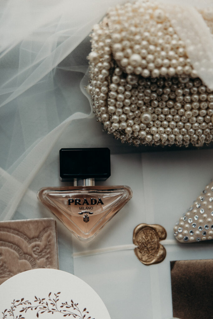 Bridal perfume at Tarrytown House Estate in New York