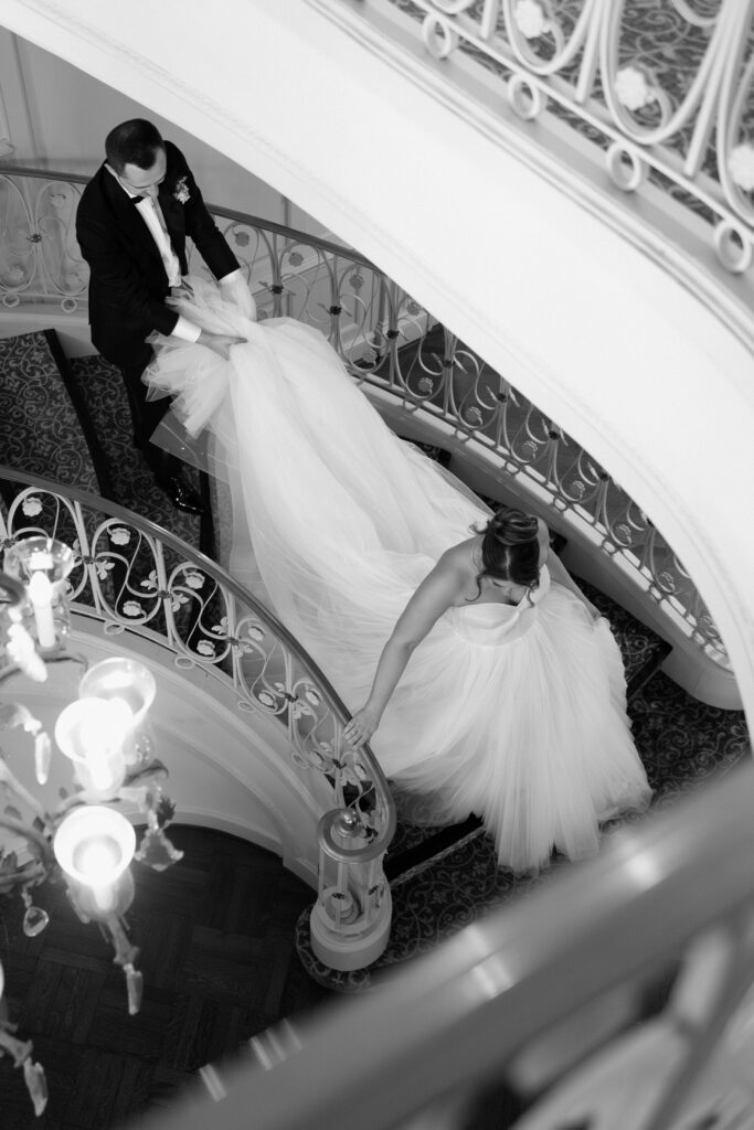 Wedding couple portraits at Tarrytown House Estate by a New York wedding photographer