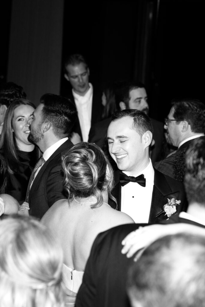 People partying at Tarrytown House Estate wedding reception in New York