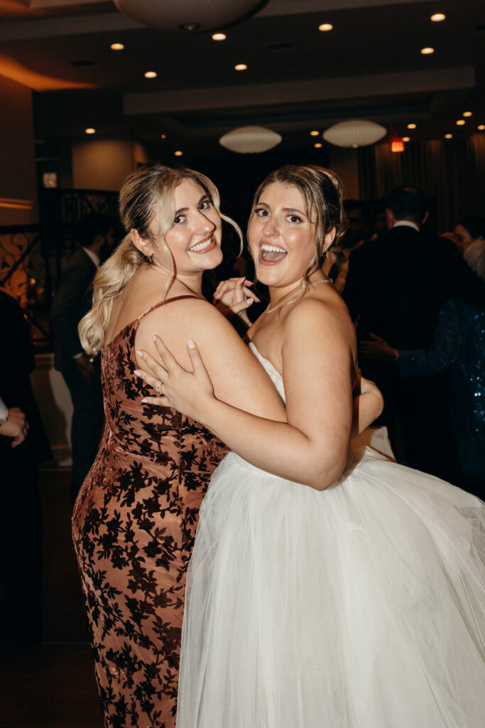 People partying at Tarrytown House Estate wedding reception in New York